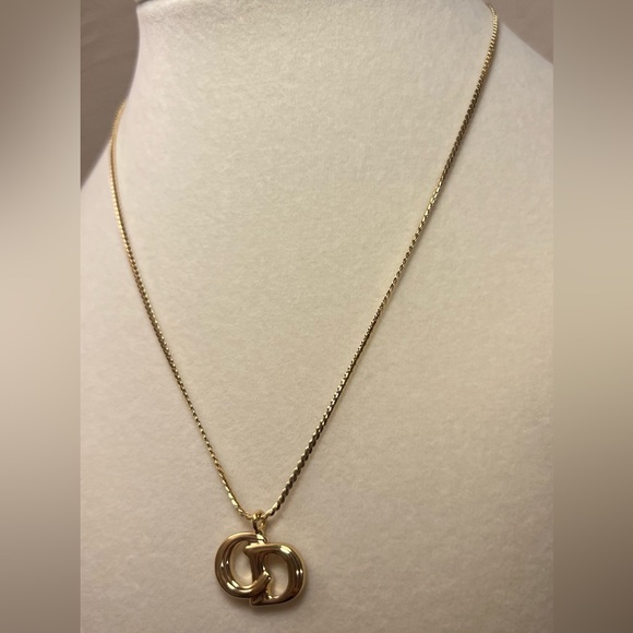 Christian Dior CD Pendant Necklace - Picture 4 of 12